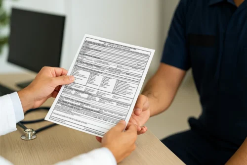 Entrega do ASO – Atestado de Saúde Ocupacional emitido por médico do trabalho em Manaus